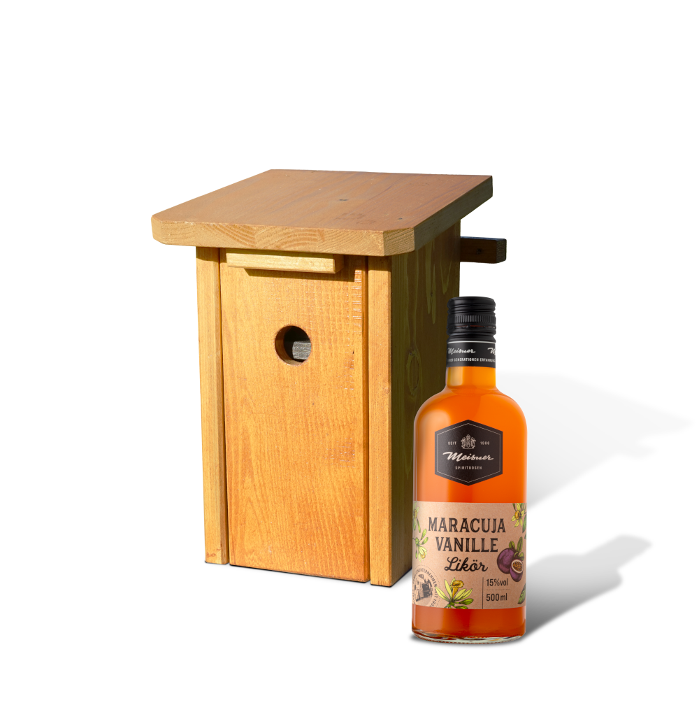 Likör-Vogelhaus Maracuja-Vanille