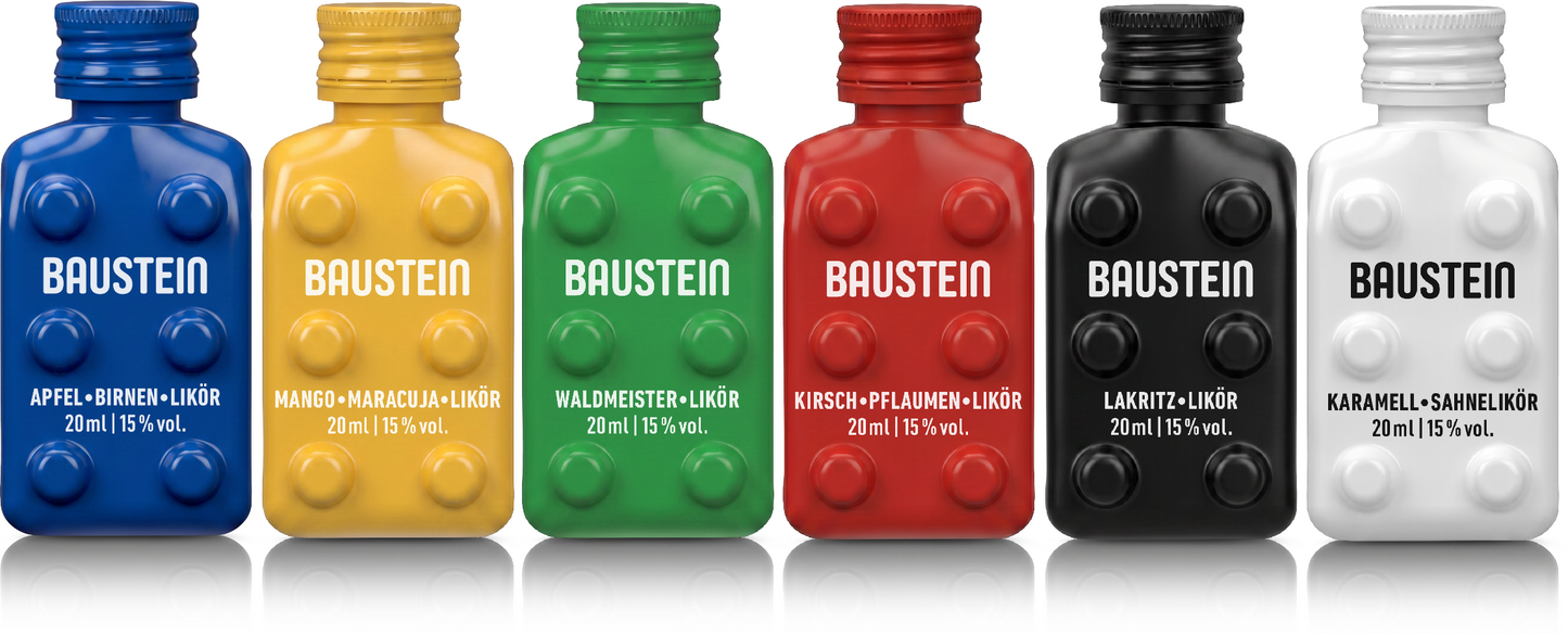 Baustein gemischtes Tray