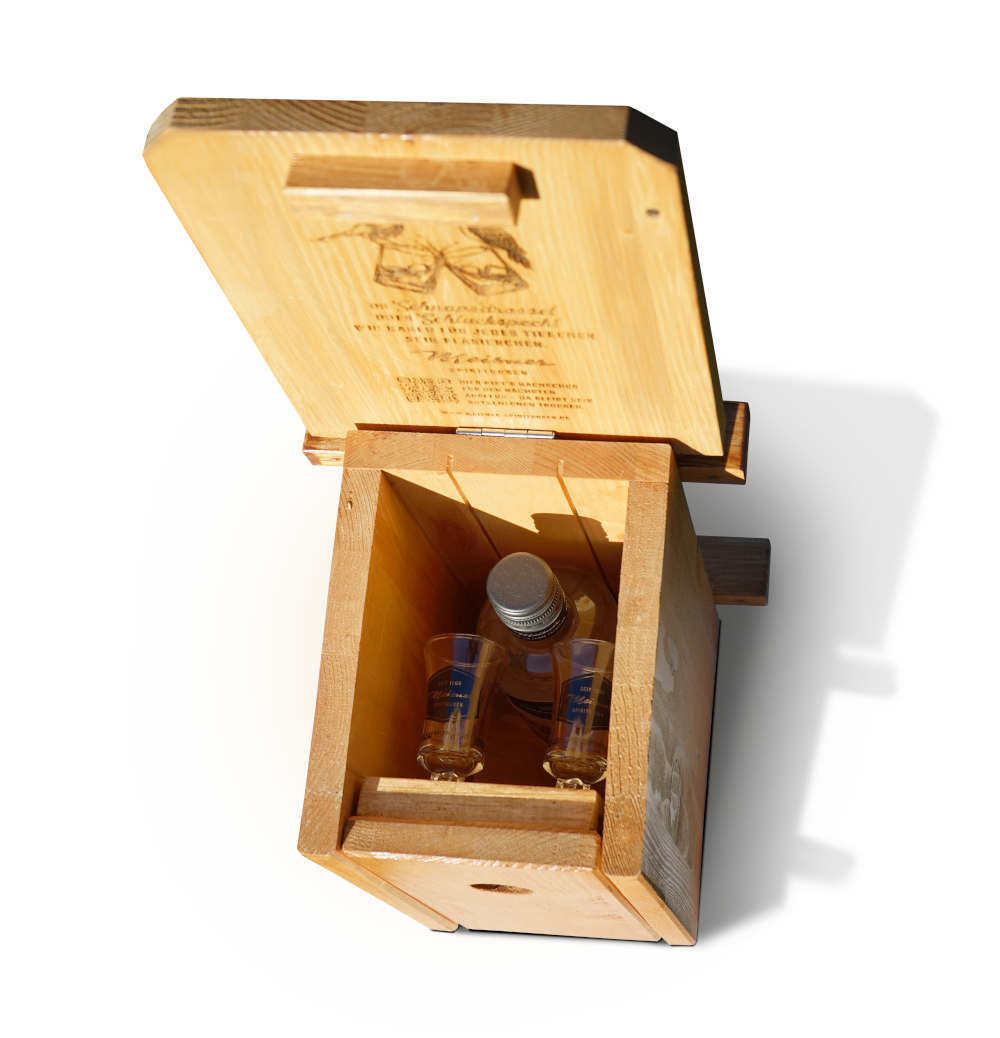 Likör-Vogelhaus Maracuja-Vanille